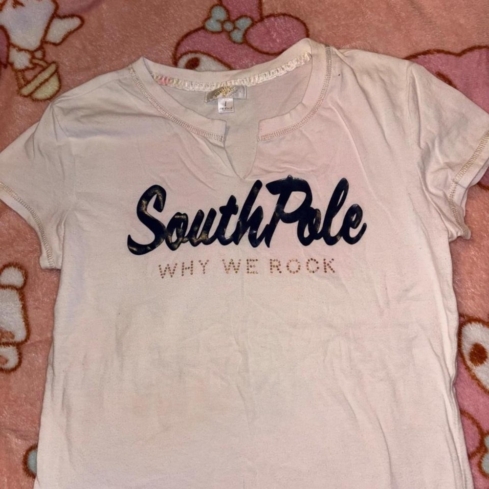 vintage y2k Pink South Pole baby tee
